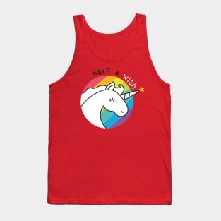 Make a wish unicorn Tank Top